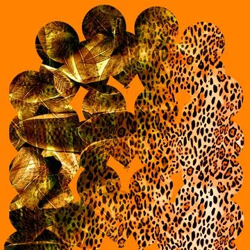 Textile digital fabric print patterns 스톡 일러스트