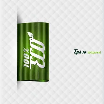 Textile eco label Stock Illustration
