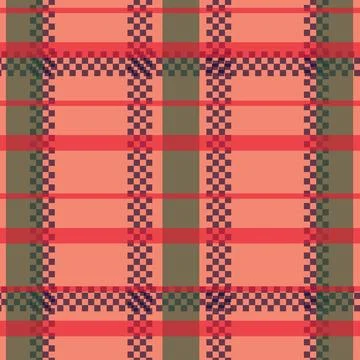 Textile fabric gingham plaid pattern design background Illustrazione stock