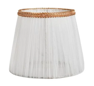 Textile fabric lampshade isolated for table  or wall lamps and chandelier Stock Photos