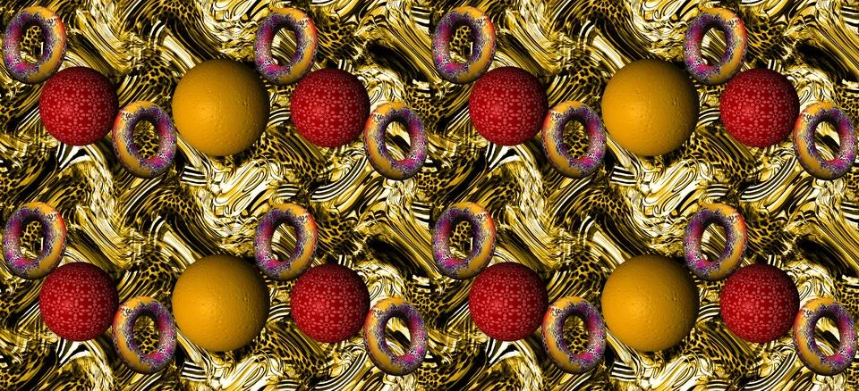 Textile Fabric Print Pattern Stock Illustration