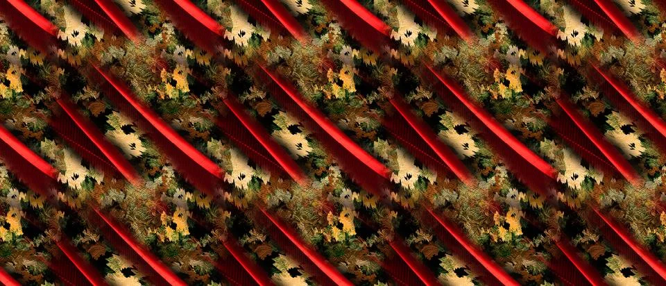 Textile Fabric Print Pattern Stock Illustration