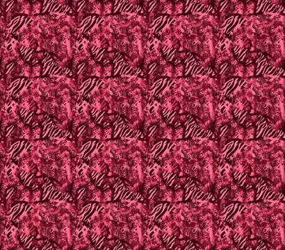 Textile Fabric Print Pattern Stock Illustration