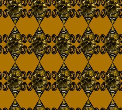 Textile Fabric Print Pattern Stock Illustration