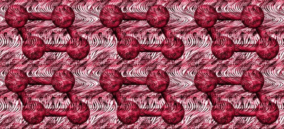 Textile Fabric Print Pattern Stock Illustration