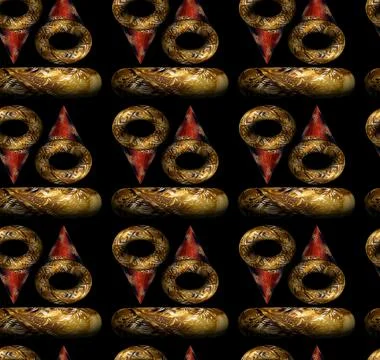 Textile Fabric Print Pattern Stock Illustration