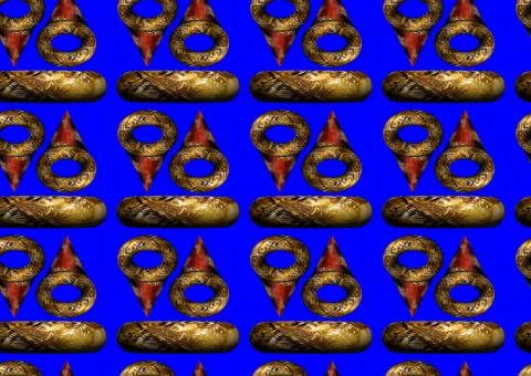 Textile Fabric Print Pattern Stock Illustration