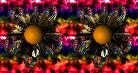 Textile Fabric Print Pattern Stock Illustration