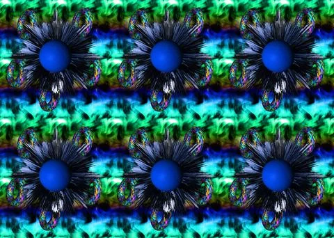 Textile Fabric Print Pattern Stock Illustration