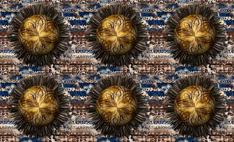 Textile Fabric Print Pattern Stock Illustration