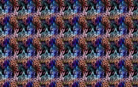Textile Fabric Print Pattern Stock Illustration