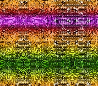 Textile Fabric Print Pattern Stock Illustration