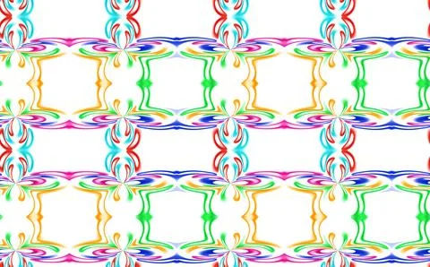 Textile Fabric Print Pattern Stock Illustration