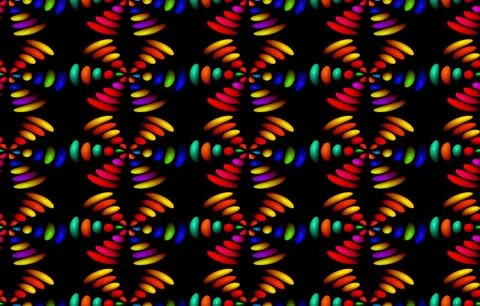 Textile Fabric Print Pattern Stock Illustration