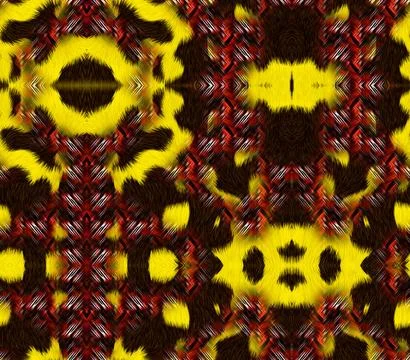 Textile Fabric Print Pattern Stock Illustration