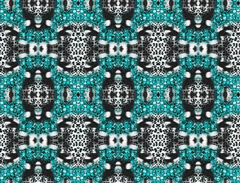 Textile Fabric Print Pattern Stock Illustration