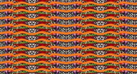 Textile Fabric Print Pattern Stock Illustration