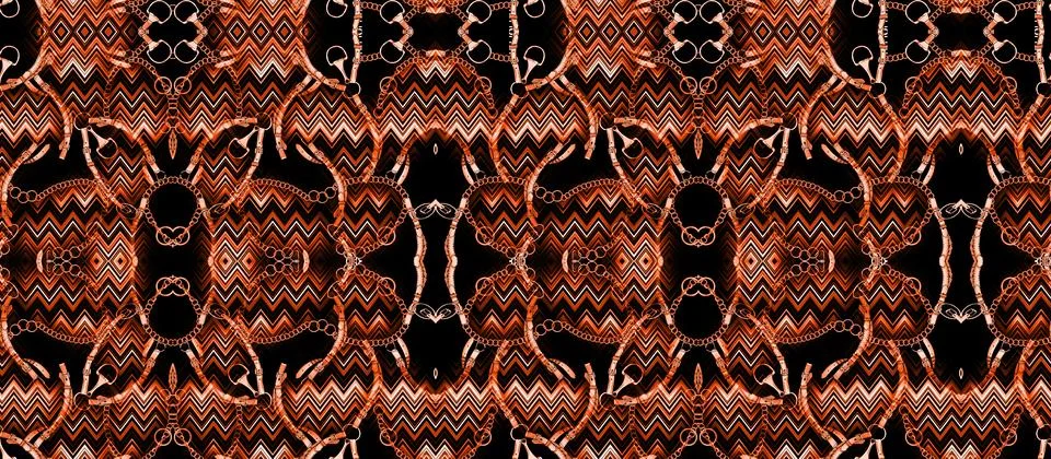 Textile Fabric Print Pattern Stock Illustration
