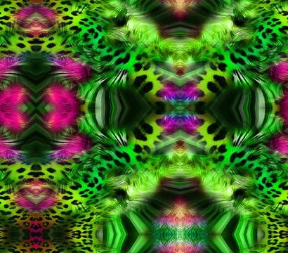 Textile Fabric Print Pattern Stock Illustration