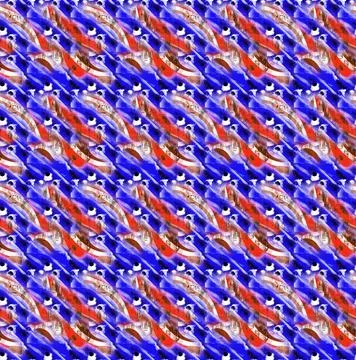 Textile Fabric Print Pattern Stock-Illustration