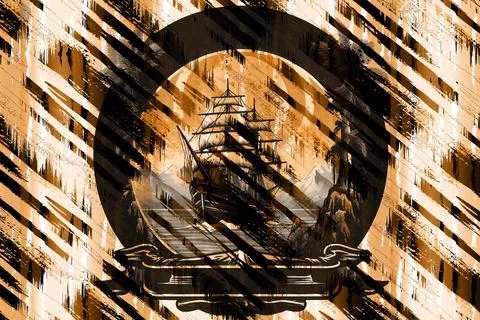 Textile Fabric Print Pattern Stock Illustration
