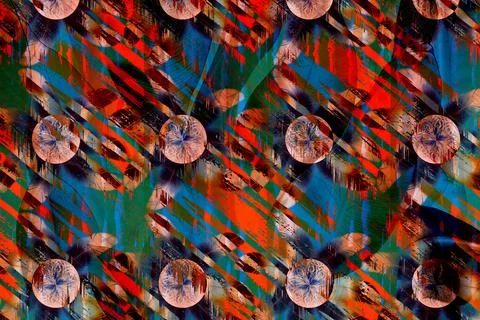 Textile Fabric Print Pattern Stock Illustration