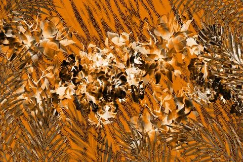 Textile Fabric Print Pattern Stock Illustration