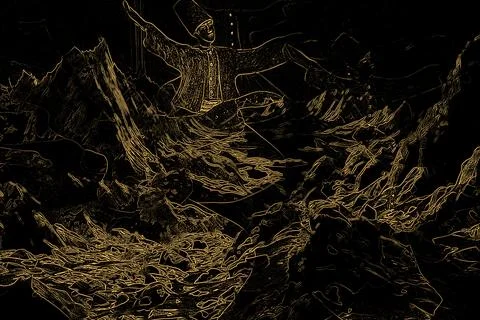 Textile Fabric Print Pattern Stock Illustration