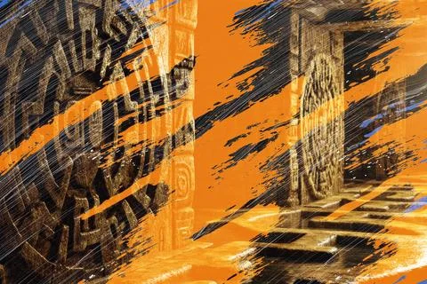 Textile Fabric Print Pattern Stock Illustration