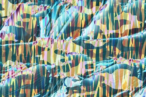 Textile Fabric Print Pattern Stock Illustration