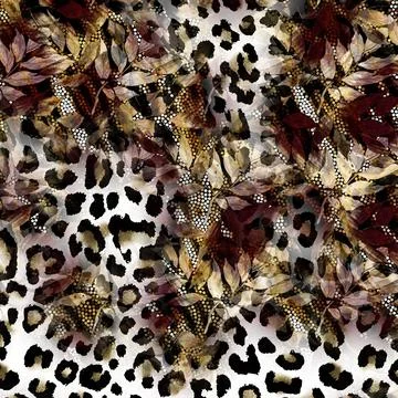 Textile fabric printing patterns, Digital fabric printing designs Stock Illustration