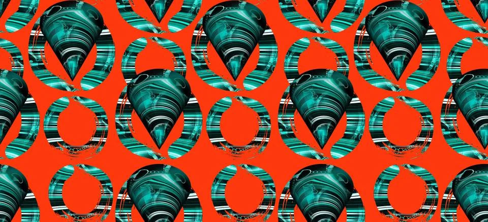 Textile fabric prints. Print pattern designs Stock Illustration