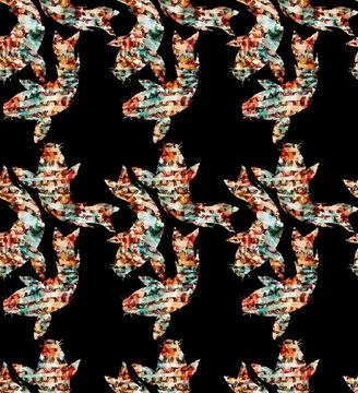 Textile fabric prints. Print pattern designs Stock Illustration