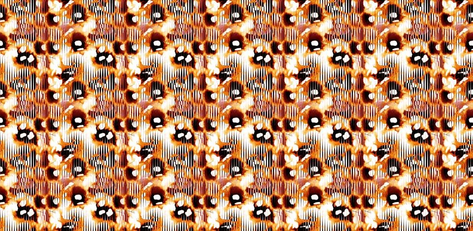 Textile fabric prints. Print pattern designs Stock Illustration