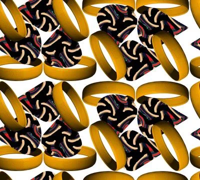 Textile fabric prints. Print pattern designs Stock Illustration