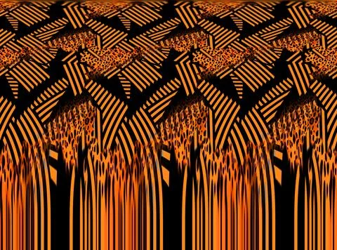 Textile fabric prints. Print pattern designs Stock Illustration