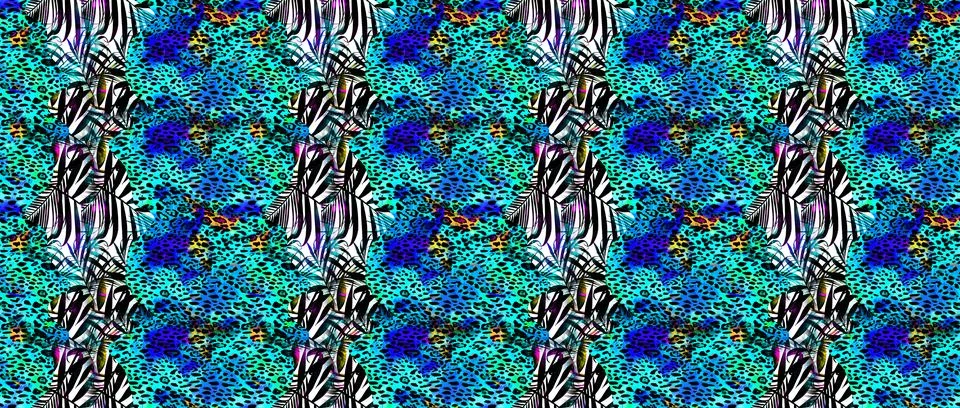 Textile fabric prints. Print pattern designs Stock Illustration