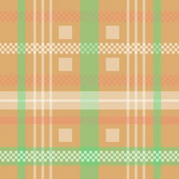 Textile fabric stripe plaid pattern design background Stock Illustration