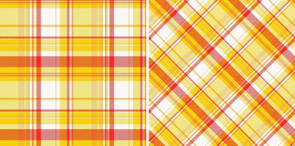 Textile fabric texture of pattern vector seamless with a background plaid c.. Illustrazione stock