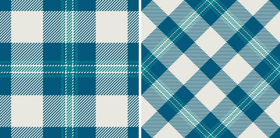 Textile fabric vector of pattern background check with a texture tartan sea.. Stock Illustration