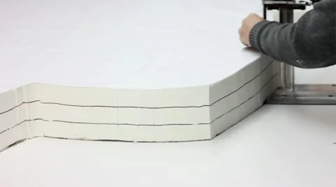 Textile factory Stock Footage 10804193