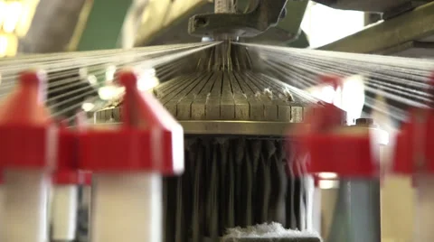 Textile factory 库存影片 30586655