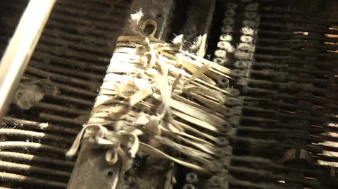 Textile factory Vídeo Stock 30586816
