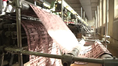 Textile factory Stock Footage 30586876
