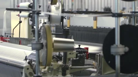 Textile factory Stock Footage 68445608