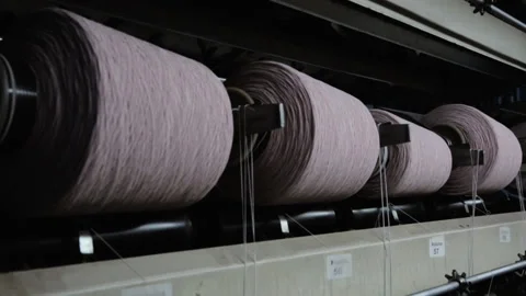 Textile Factory Stock Footage 135826949