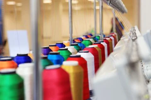 Textile factory Stock Photos