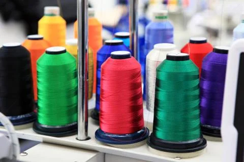 Textile factory Foto stock