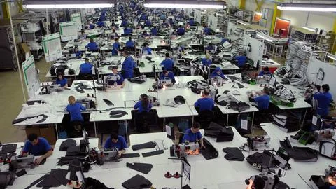 Textile factory Stock Photos