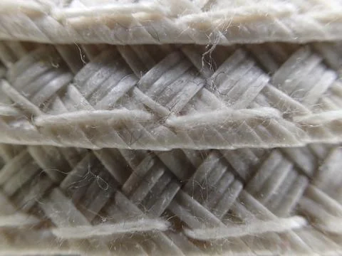 Textile fibre structure close up Stock Photos